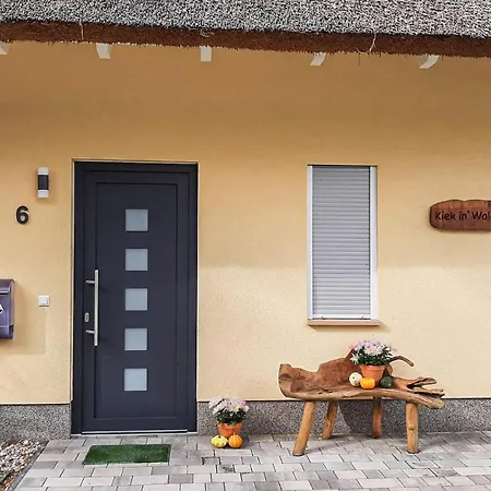 Tatil Evi Reetdachhaus Kiek In' Wald *